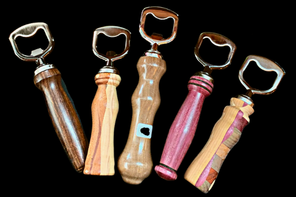 Wood-Handled Bottle openers