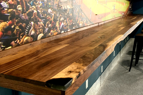 Wood Workz custom wood bar top
