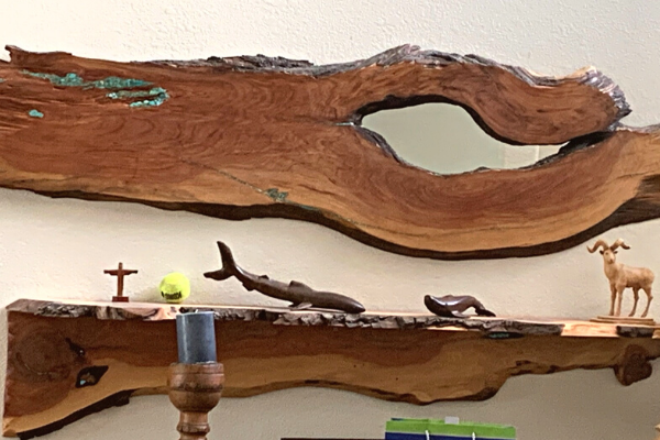 wood workz juniper floating shelf
