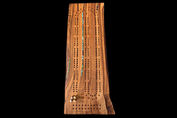 Wood Cribbage Board
